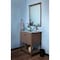 Novatto BONIFICARE Glass Vessel Bathroom Sink Set, Brushed Nickel/ Clear Glass NSFC-8048001BNC - alternate 3